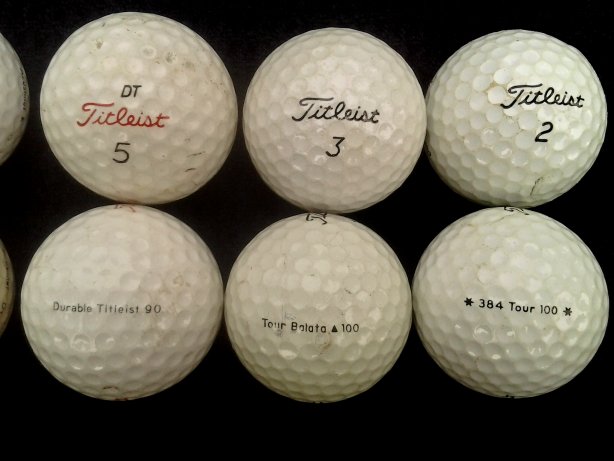Evolution of Titleist Golf Balls