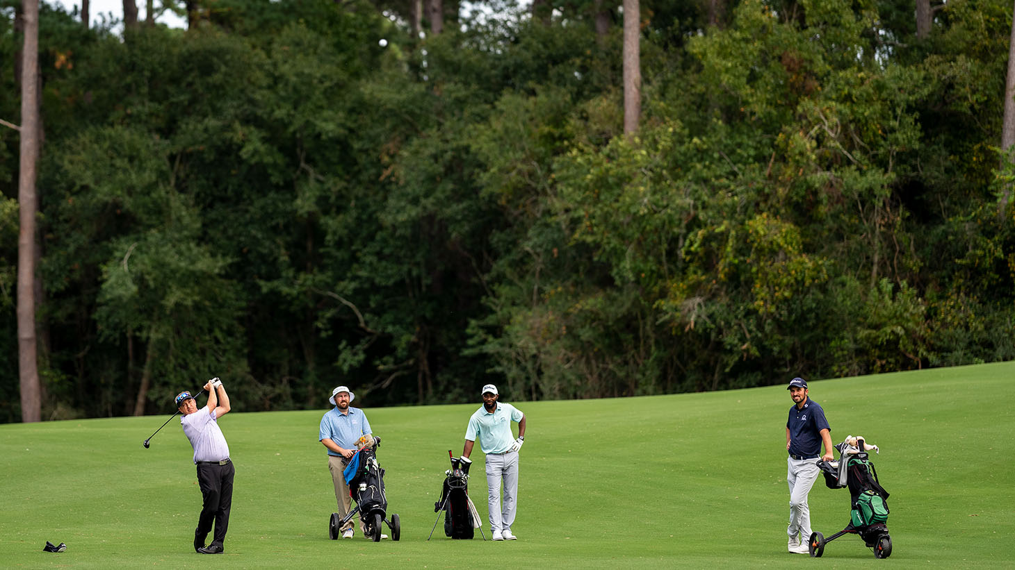 A solid fairway metal shot from Marc. Marc had...