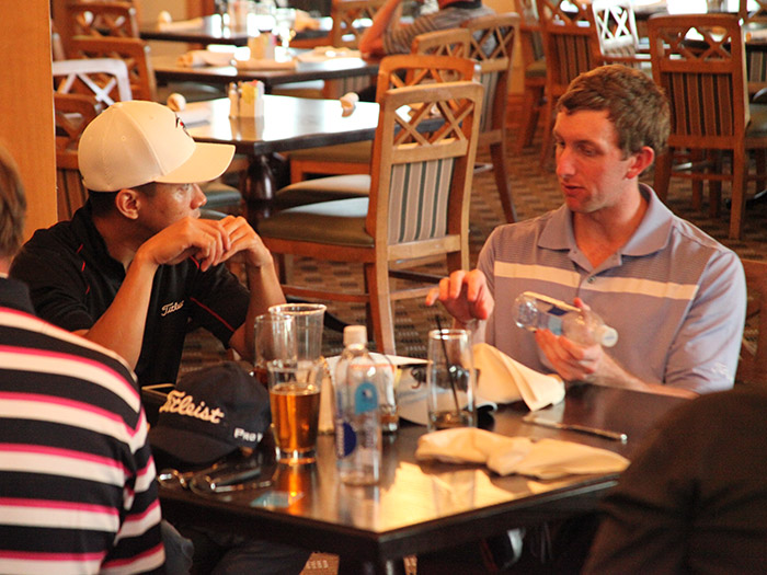 And here's Will discussing new technology with...