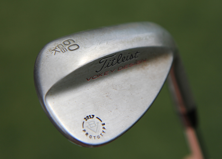 ...and this prototype Vokey 60° K grind, which...