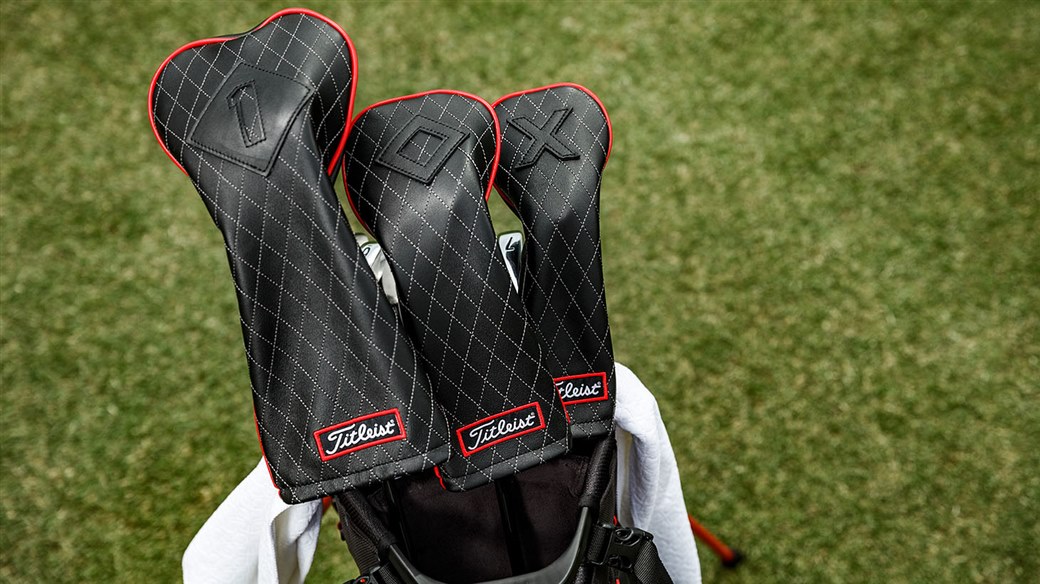 New Titleist headcovers from the Jet Black Collection